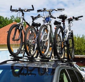 Can you open SUV hatch with bike rack